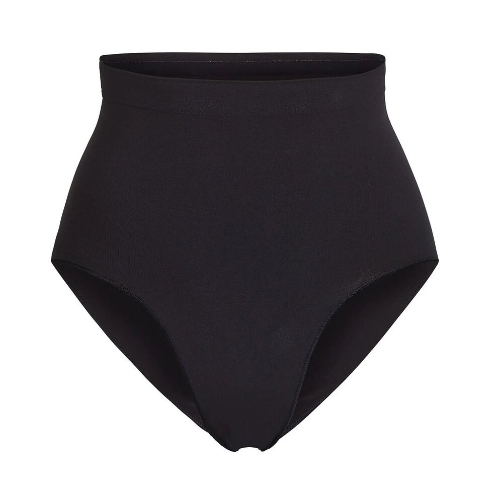 NWT SKIMS Seamless Sculpt Mid Waist Brief Onyx XXS
